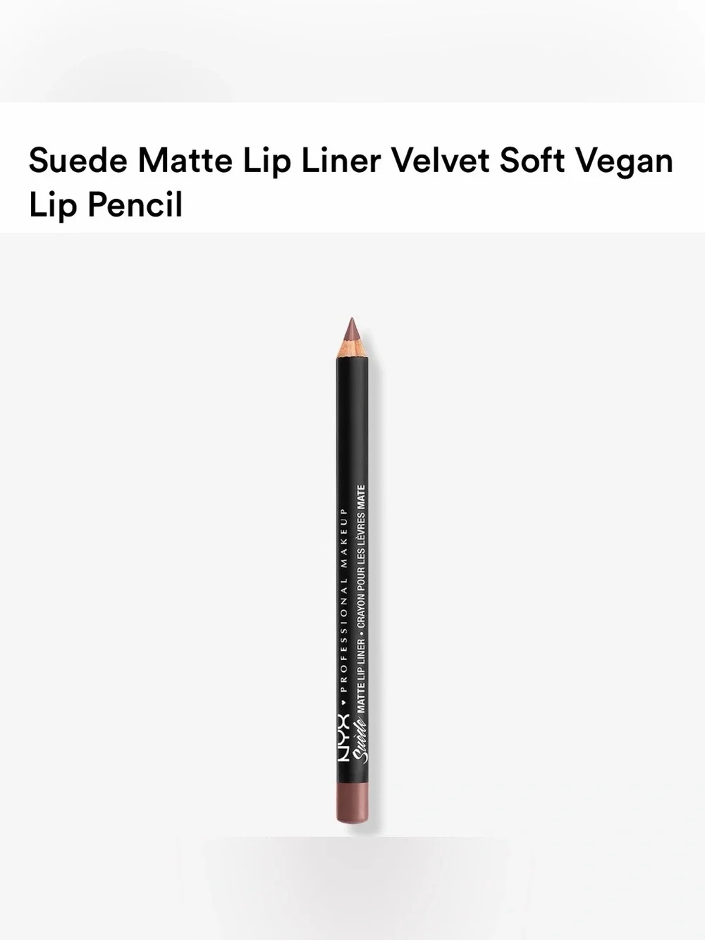 NYX Suede Matte Lip Liner - Los Angeles